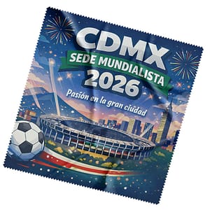 Microfibra CDMX Mundial 2026 para lentes