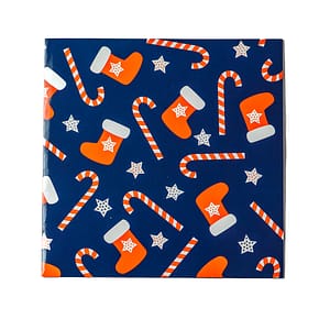 Tarjetas Navideñas de microfibr
