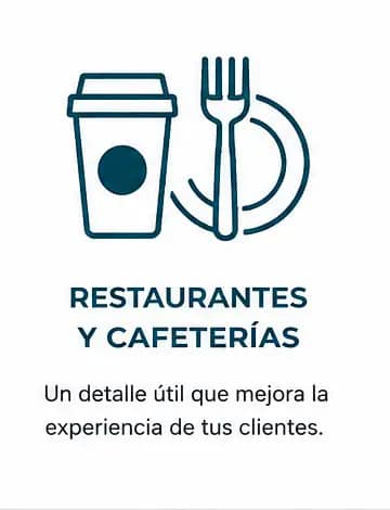 Microfibras promocionales para restaurantes y cafeterías